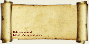 Angelina Kalinić vizit kartica